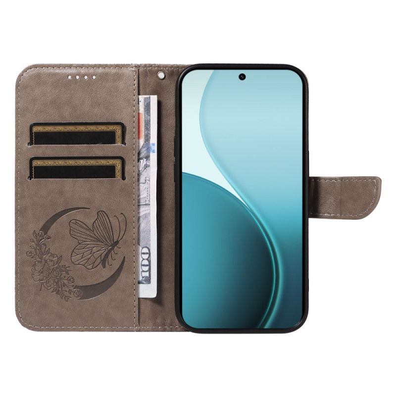 Flip Cover Oppo Reno 14 Pro 5g Grafisk Sommerfugl