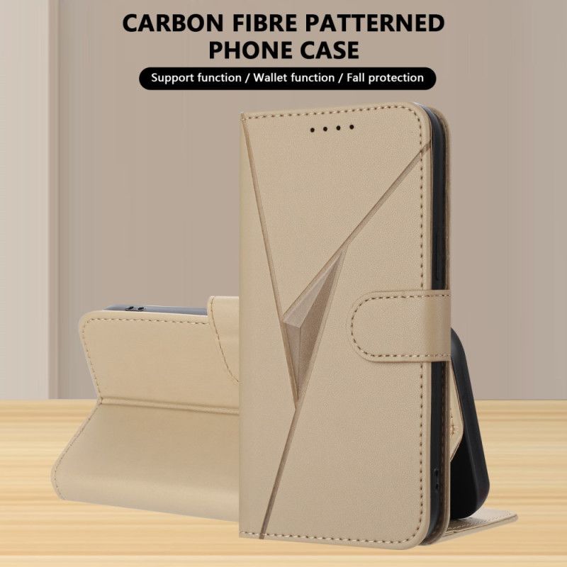 Flip Cover Oppo Reno 14 Pro 5g Trekantet Mønster