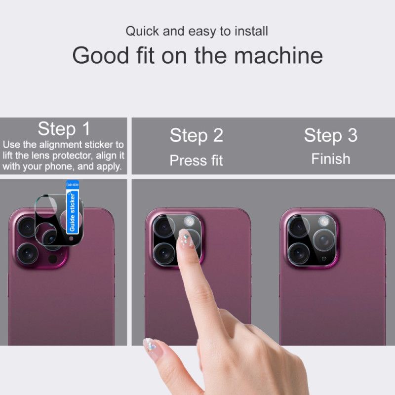 Hærdet Glaslinsebeskytter Til Oppo Reno 14 Pro 5g (sort Version) Imak