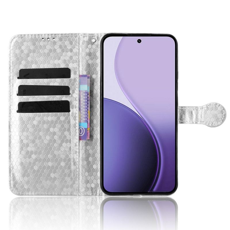 Læder Cover Oppo Reno 14 Pro 5g Telefon Etui Blank