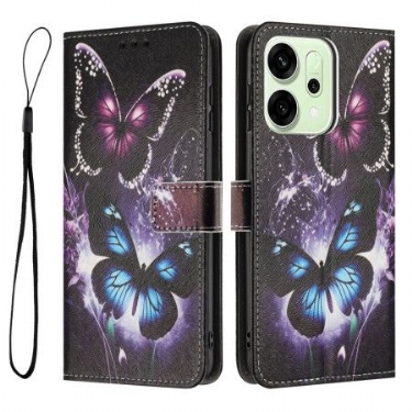 Læder Cover Oppo Reno 14 Pro 5g Telefon Etui To Sider