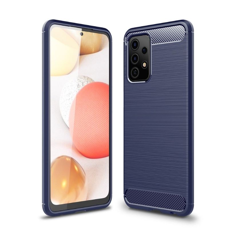 Cover Samsung Galaxy A52 5G / A52 4G / A52s 5G Hemming Silikone Børstet Effekt