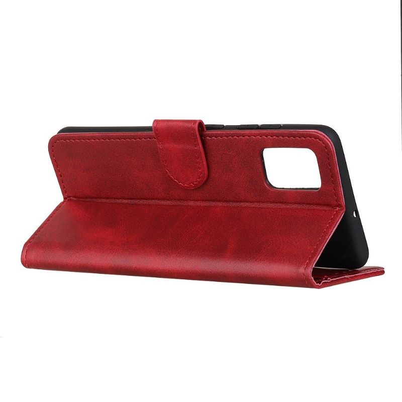 Læder Cover Samsung Galaxy A52 5G / A52 4G / A52s 5G Original Marius Mat Læder Effekt