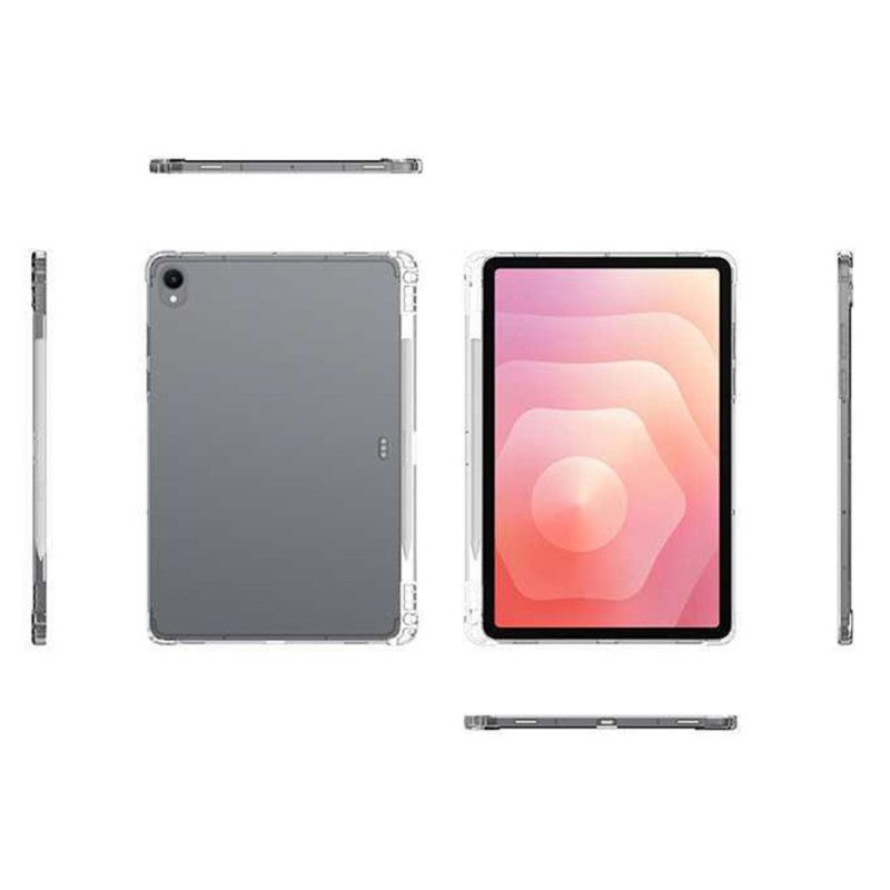 Cover Samsung Galaxy Tab S11 Forstærket Transparent Med Stylusholder