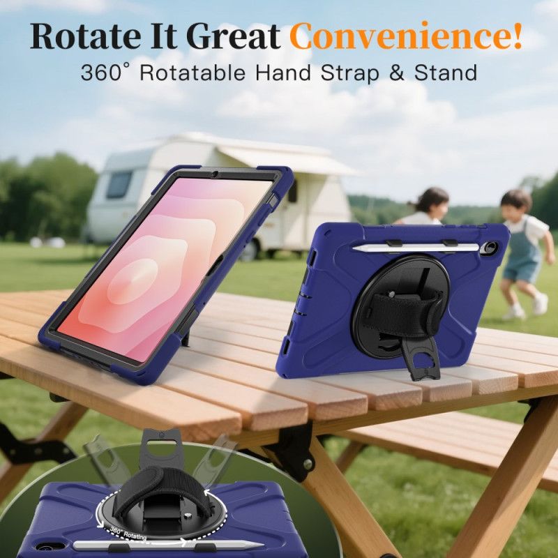 Cover Samsung Galaxy Tab S11 Ultra Holdbar Med Stylusholder Og Skulder Rem