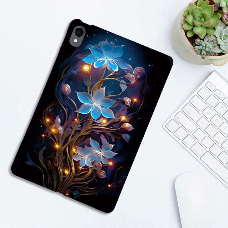 Cover Til Samsung Galaxy Tab S11 Blå Blomster