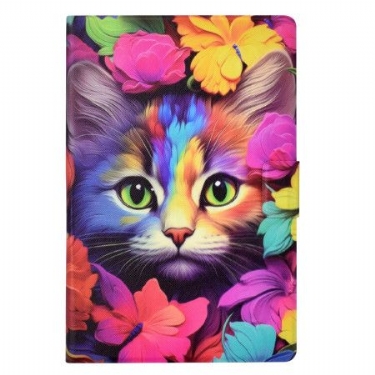 Flip Cover Samsung Galaxy Tab S11 Farverig Kat