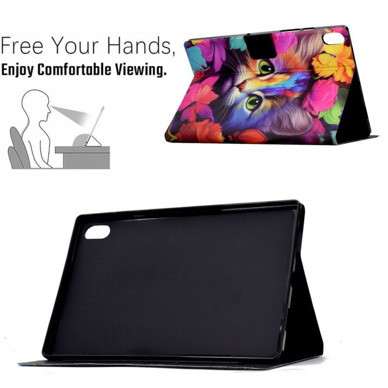 Flip Cover Samsung Galaxy Tab S11 Farverig Kat