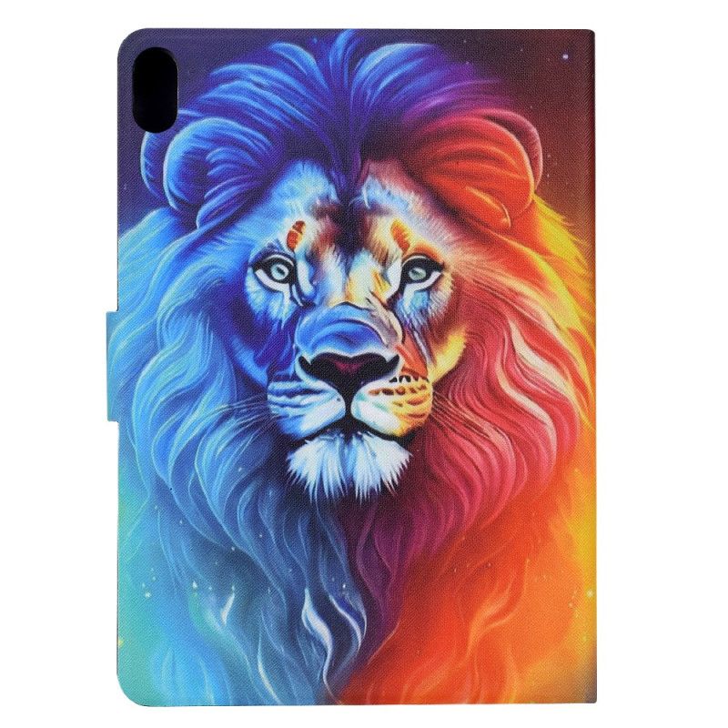 Flip Cover Samsung Galaxy Tab S11 Farvet Løve