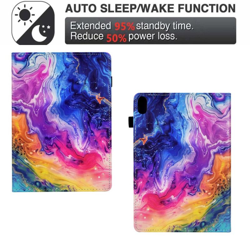 Flip Cover Samsung Galaxy Tab S11 Farvet Marmor