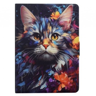 Flip Cover Samsung Galaxy Tab S11 Kunstnerisk Kat