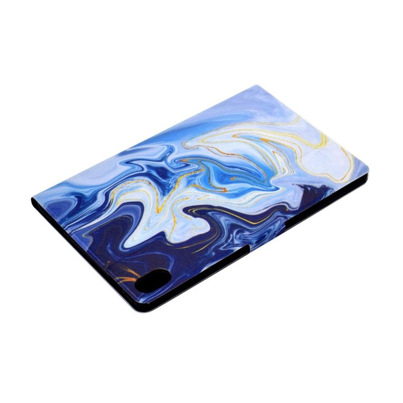 Flip Cover Til Samsung Galaxy Tab S11 Blå Marmor