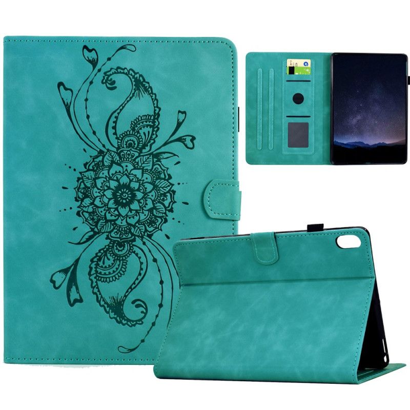 Flip Cover Til Samsung Galaxy Tab S11 Mandala Med Ruskindseffekt