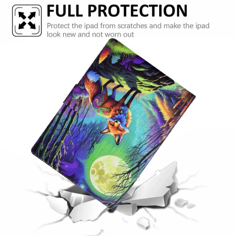 Læder Cover Samsung Galaxy Tab S11 Ræv I Måneskin