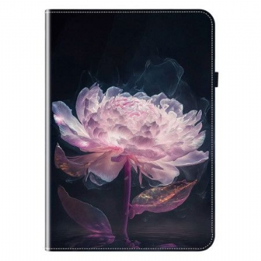 Læder Cover Samsung Galaxy Tab S11 Telefon Etui Lilla Pæon