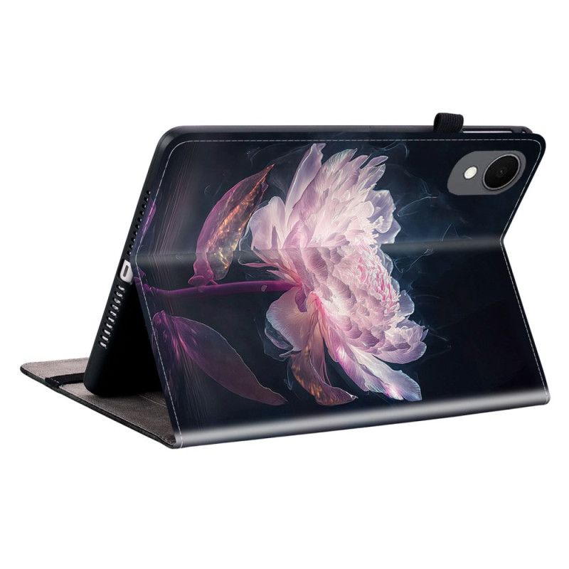 Læder Cover Samsung Galaxy Tab S11 Telefon Etui Lilla Pæon