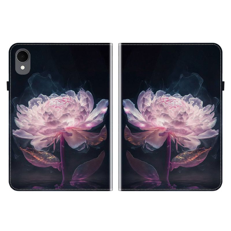 Læder Cover Samsung Galaxy Tab S11 Telefon Etui Lilla Pæon