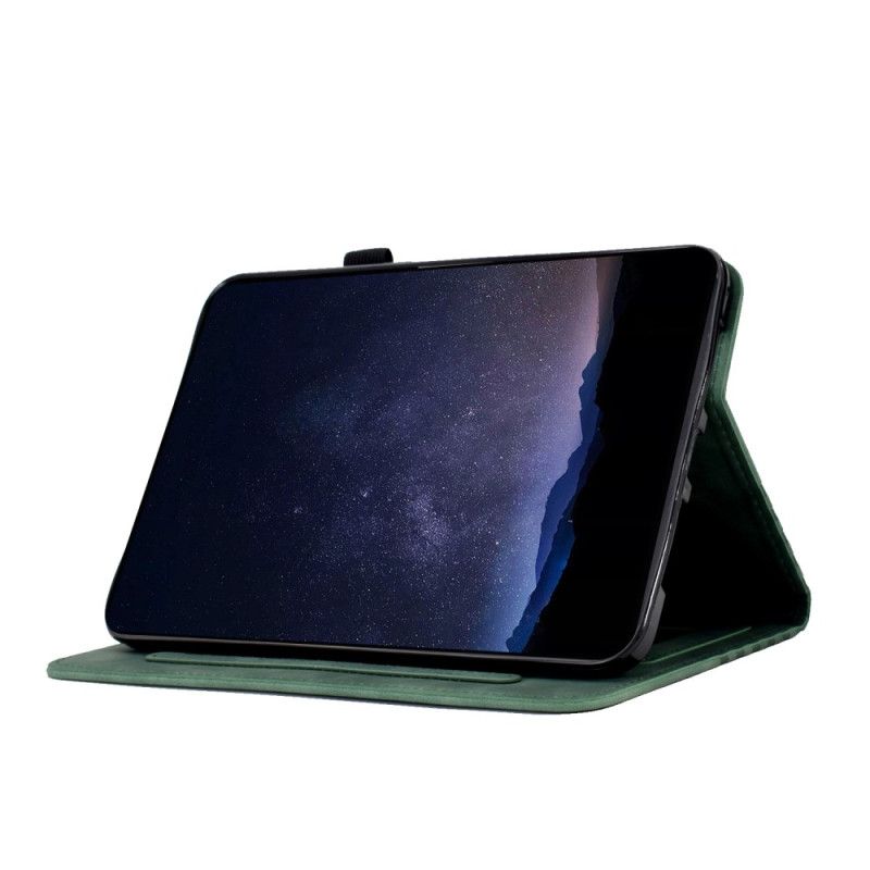 Læder Cover Samsung Galaxy Tab S11 Telefon Etui Ruskindskanteffekt