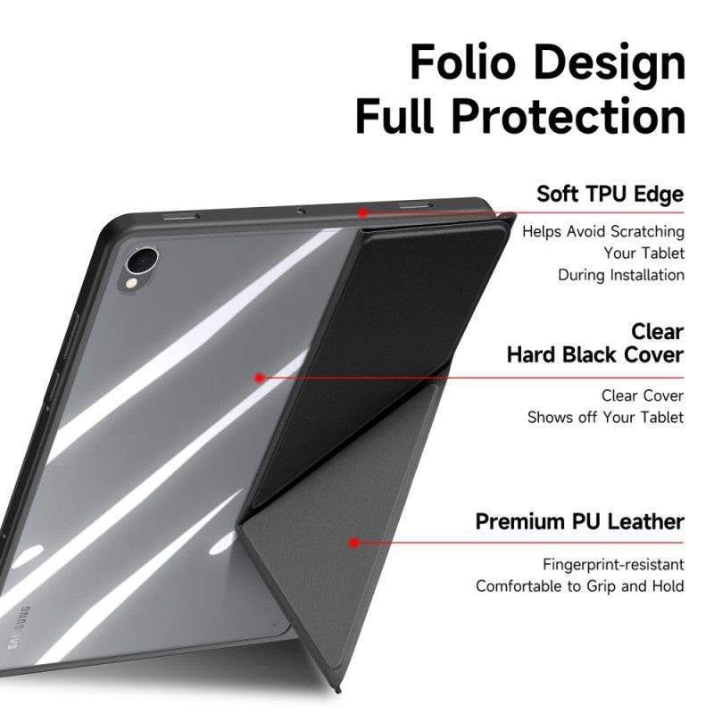Samsung Galaxy Tab S11 Origami-stander Med Stylusholder