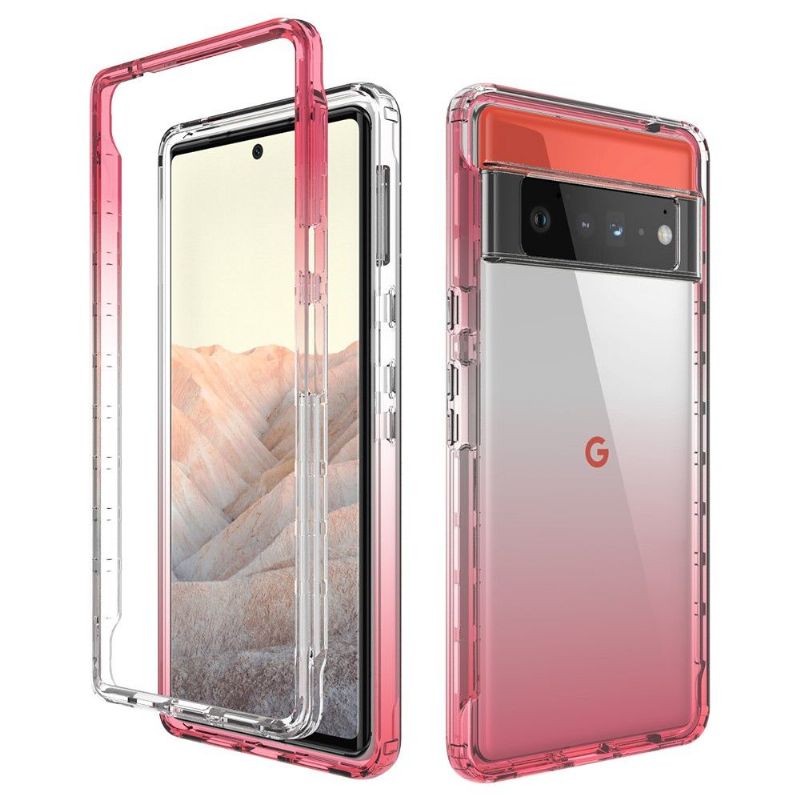 Cover Google Pixel 6 Pro Anti-fald Klar Gradient Stødsikker