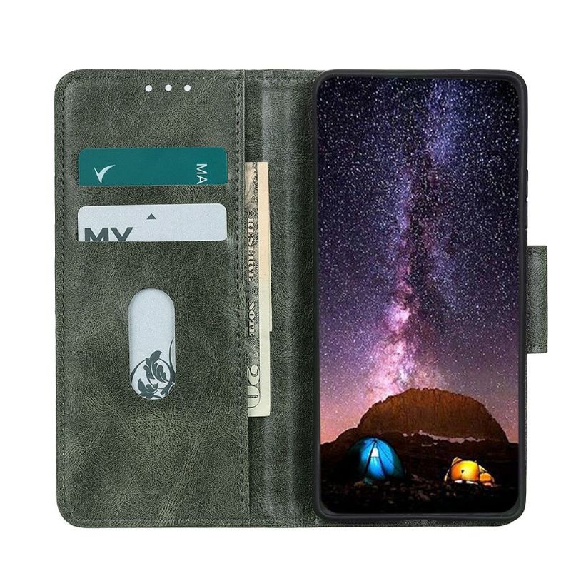 Flip Cover Google Pixel 6 Pro Anti-fald Læder Cover Foliostativ I Imiteret Læder
