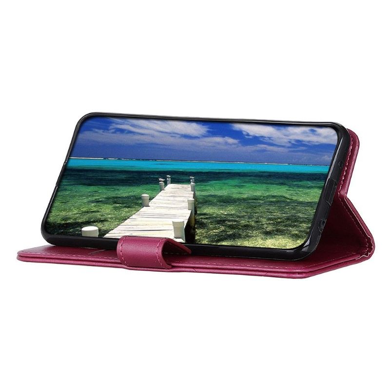 Flip Cover Google Pixel 6 Pro Læder Cover Kunstlæderklap Med Nitte