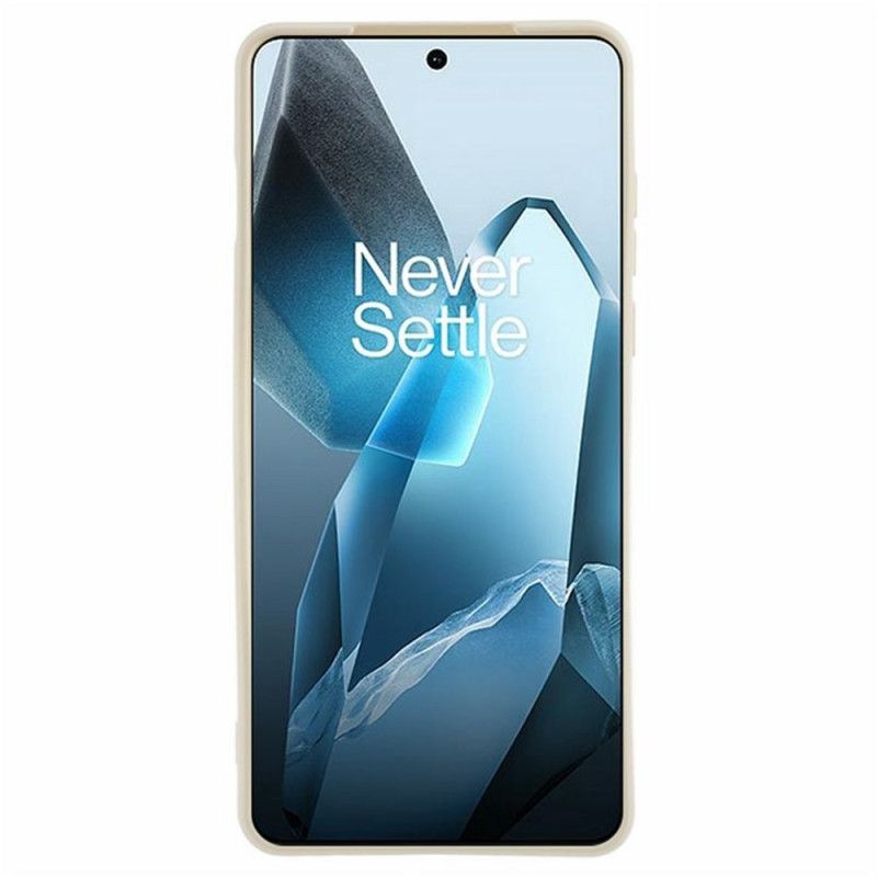 Cover Oneplus 13 2-i-1 Fleksibel Silikone Med Hærdet Glasskærmbeskytter