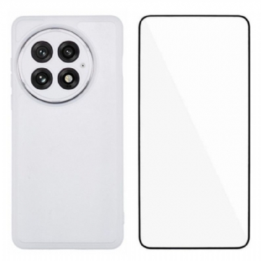 Cover Oneplus 13 2-i-1 Tonet Klar Skærmbeskytter Med Hærdet Glas