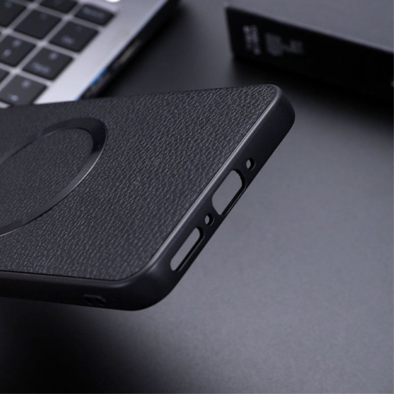 Cover Til Oneplus 13 Tekstureret Kunstlæder Kompatibel Magsafe