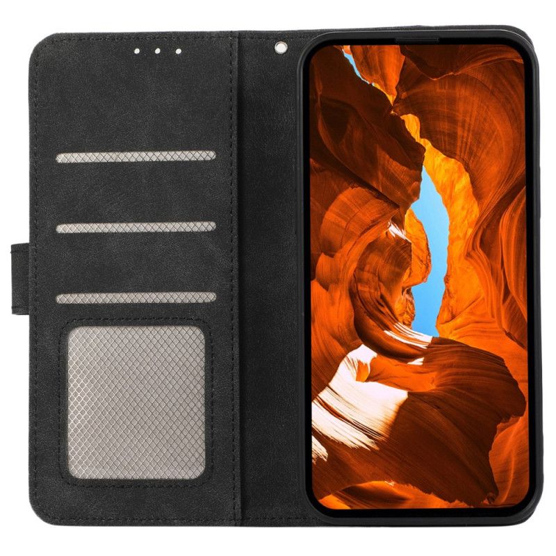 Flip Cover Oneplus 13 Abeel Tofarvet Ruskindseffekt