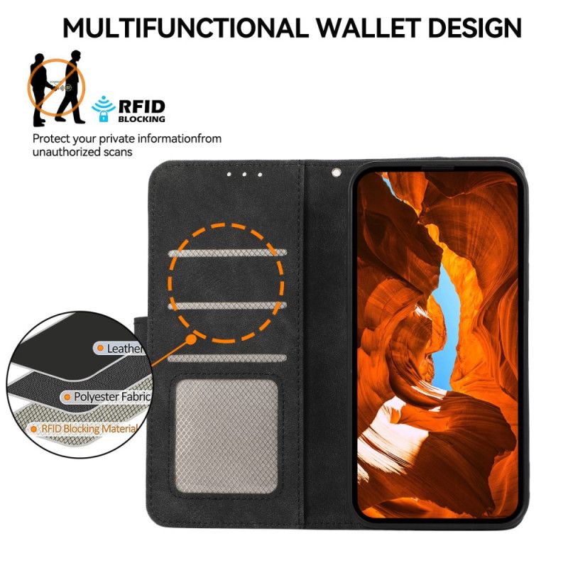 Flip Cover Oneplus 13 Abeel Tofarvet Ruskindseffekt
