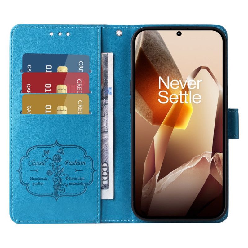 Flip Cover Oneplus 13 Blomsterprint