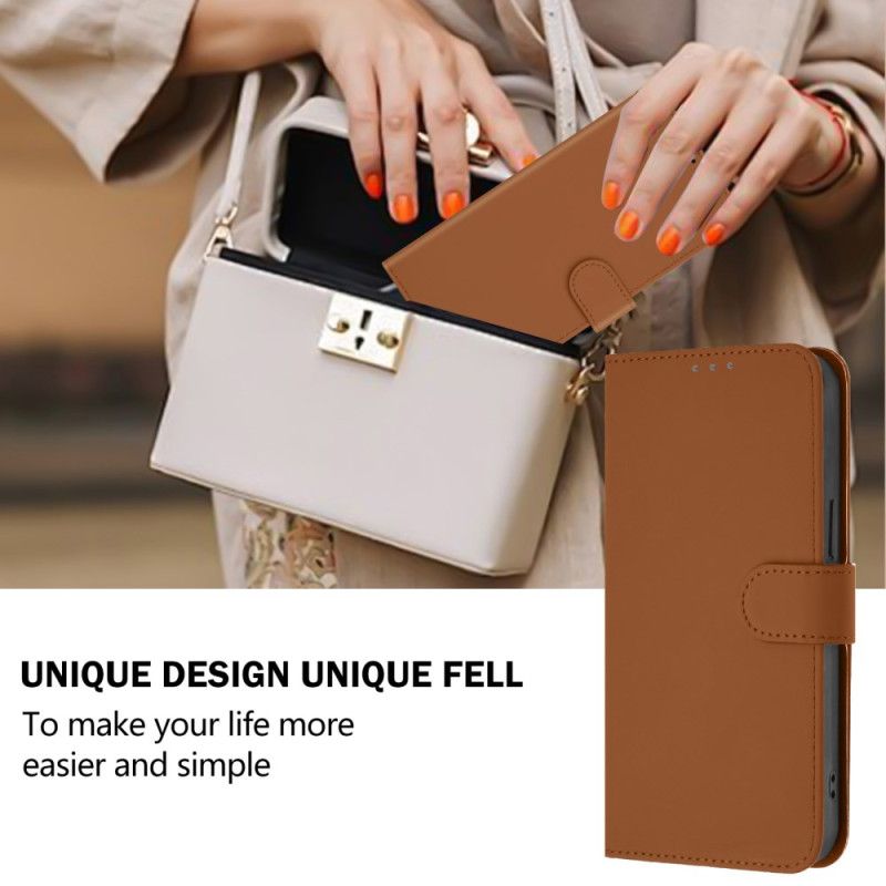 Flip Cover Oneplus 13 Ensfarvet Pung
