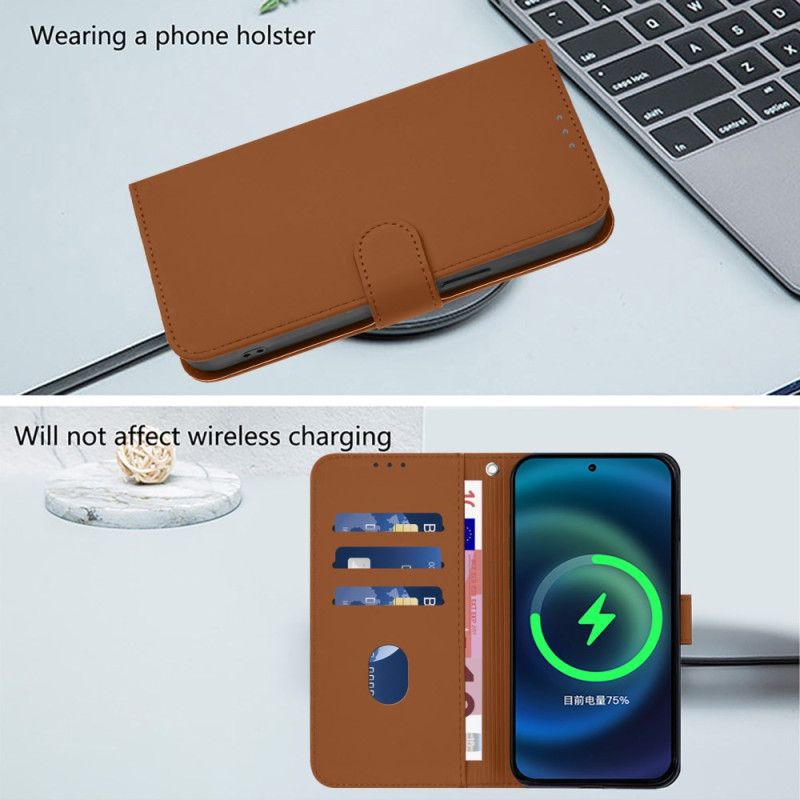Flip Cover Oneplus 13 Ensfarvet Pung