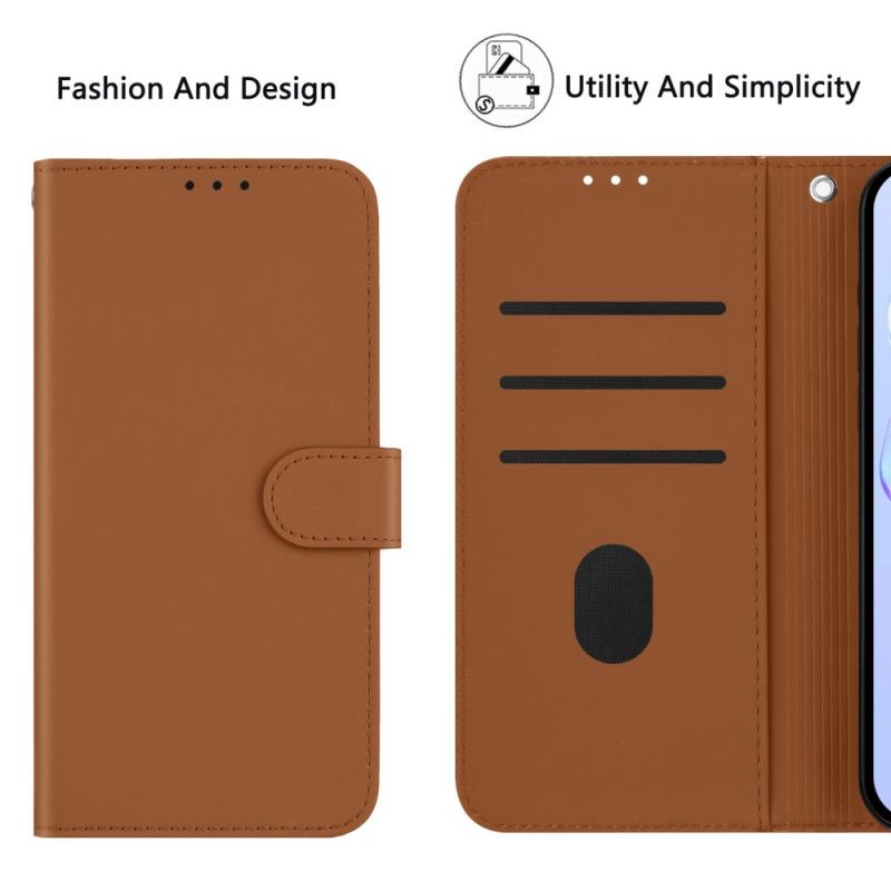 Flip Cover Oneplus 13 Ensfarvet Pung