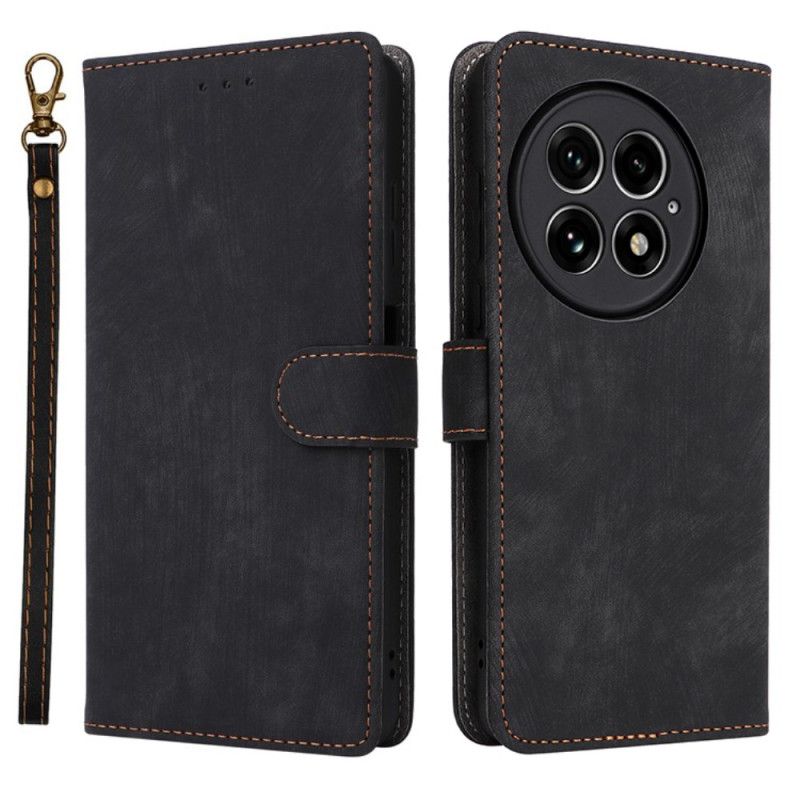 Flip Cover Oneplus 13 Ruskindseffekt Med Rfid-beskyttelse