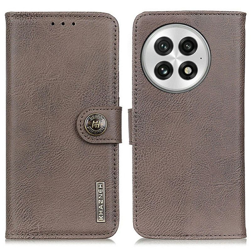 Flip Cover Til Oneplus 13 Khazneh Vintagelæder