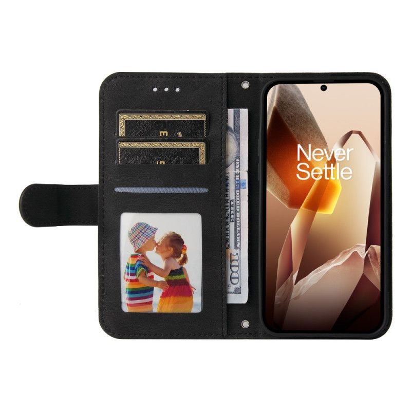 Flip Cover Til Oneplus 13 Skin Touch Med Rem