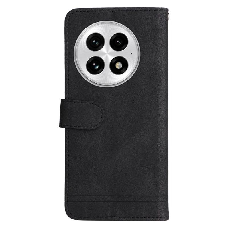 Flip Cover Til Oneplus 13 Skin Touch Med Rem