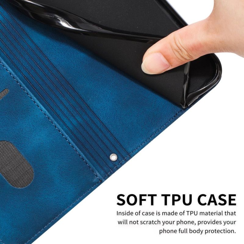Flip Cover Til Oneplus 13 Striber Med Ruskindseffekt