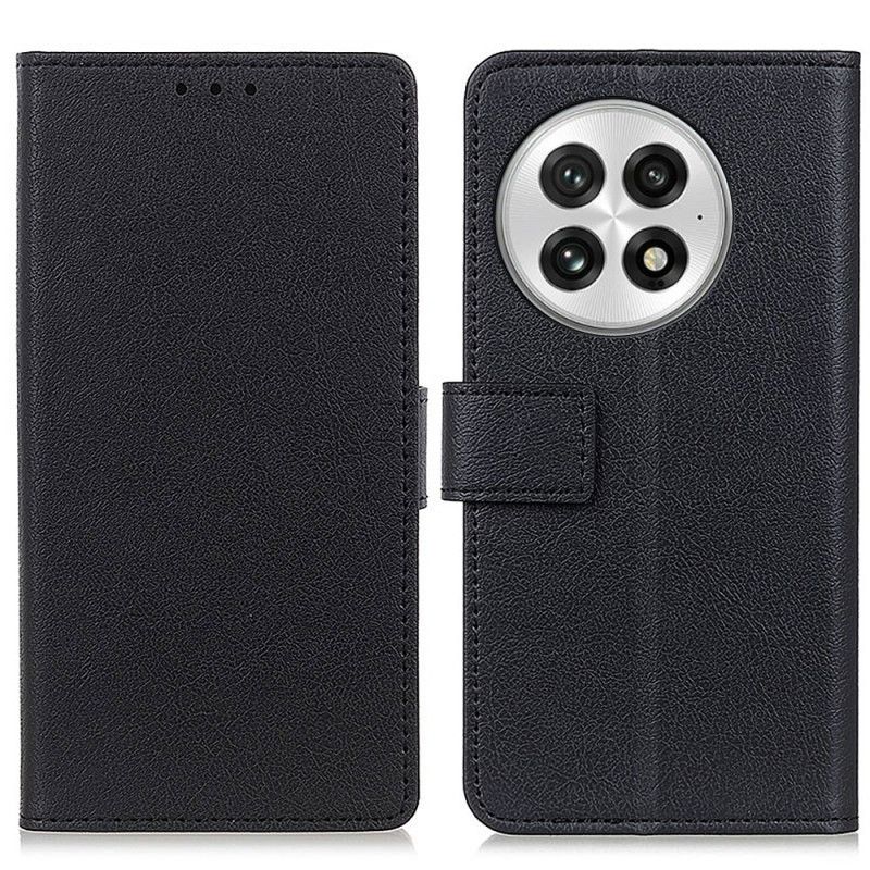 Flip Cover Til Oneplus 13 Traditionelt Kunstlæder
