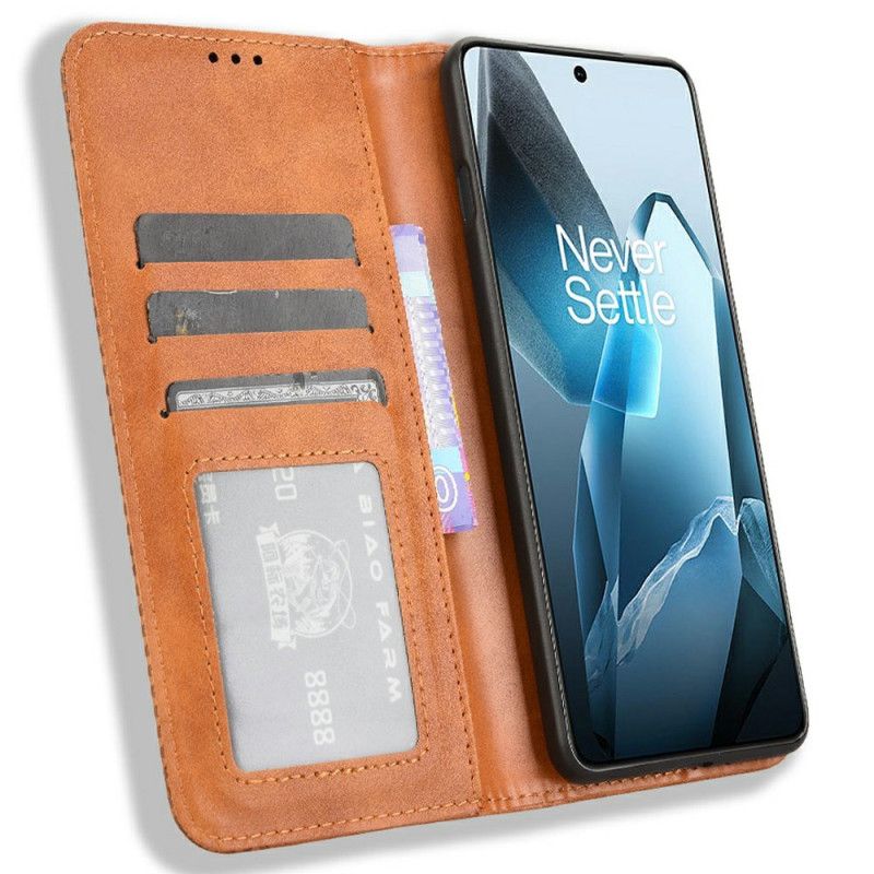 Flip Cover Til Oneplus 13 Vintage Frise