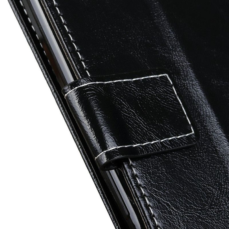 Læder Cover Oneplus 13 Skinnende Kunstlæder