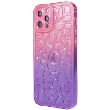 Cover iPhone 12 Pro Max Anti-fald Tofarvede Småsten