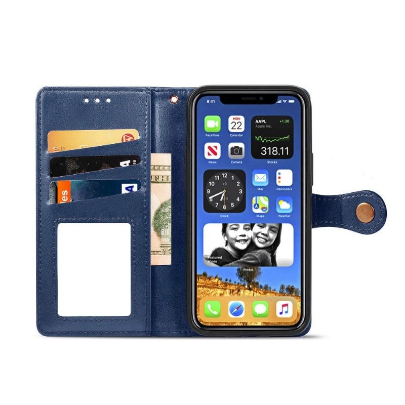 Flip Cover iPhone 12 Pro Max Indila Kunstlæder