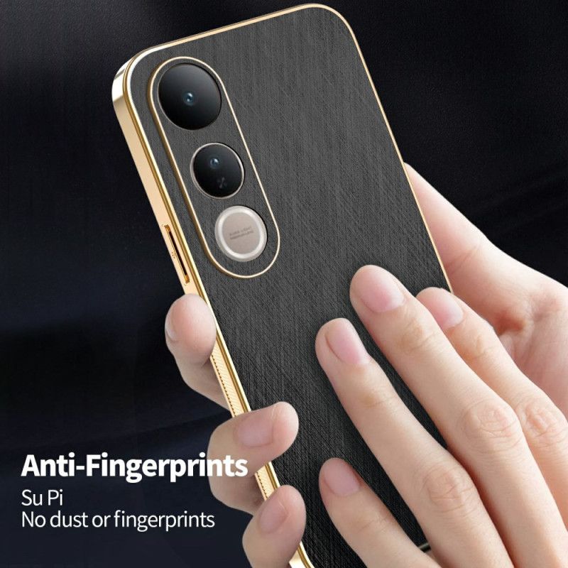 Cover Vivo V50 Lite 5g Tekstureret Silke