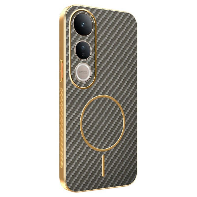Cover Vivo V50 Lite 5g Telefon Etui Kulfiber Tekstur