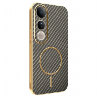 Cover Vivo V50 Lite 5g Telefon Etui Kulfiber Tekstur