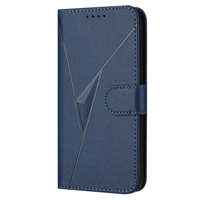 Flip Cover Til Vivo V50 Lite 5g Trekantmønster
