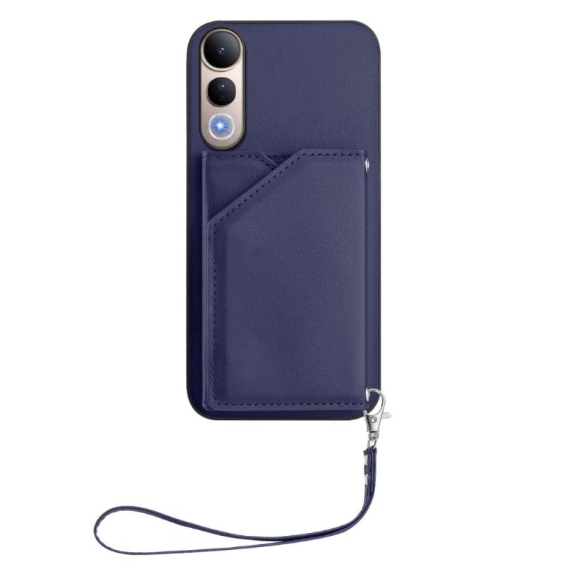 Flip Cover Vivo V50 Lite 5g Kortholder Og Snor